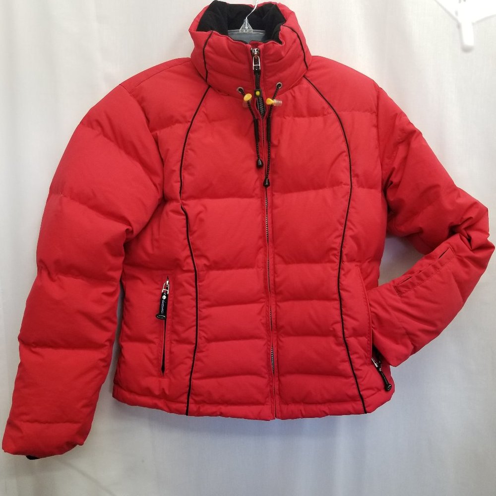 Women's 10 Obermeyer Red Down Coat Jacket